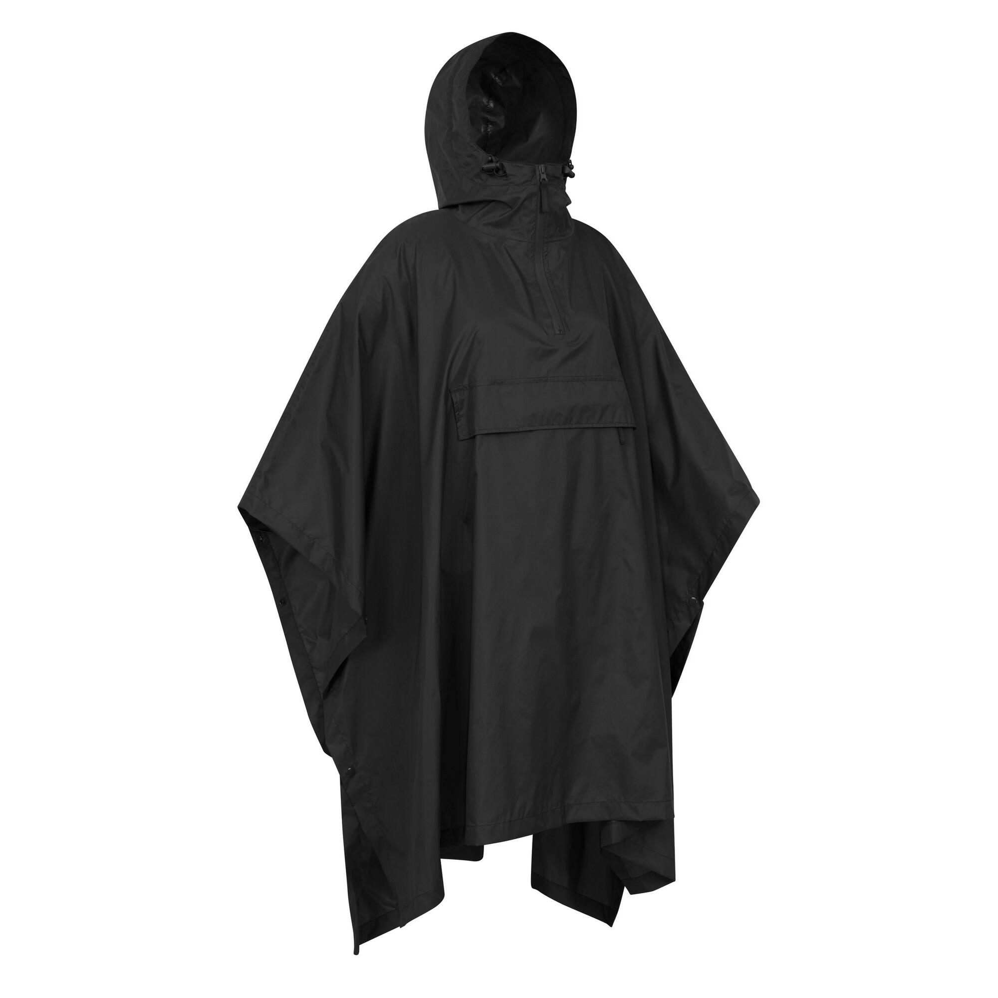 Poncho PAKKA Femme (Noir) 3/4