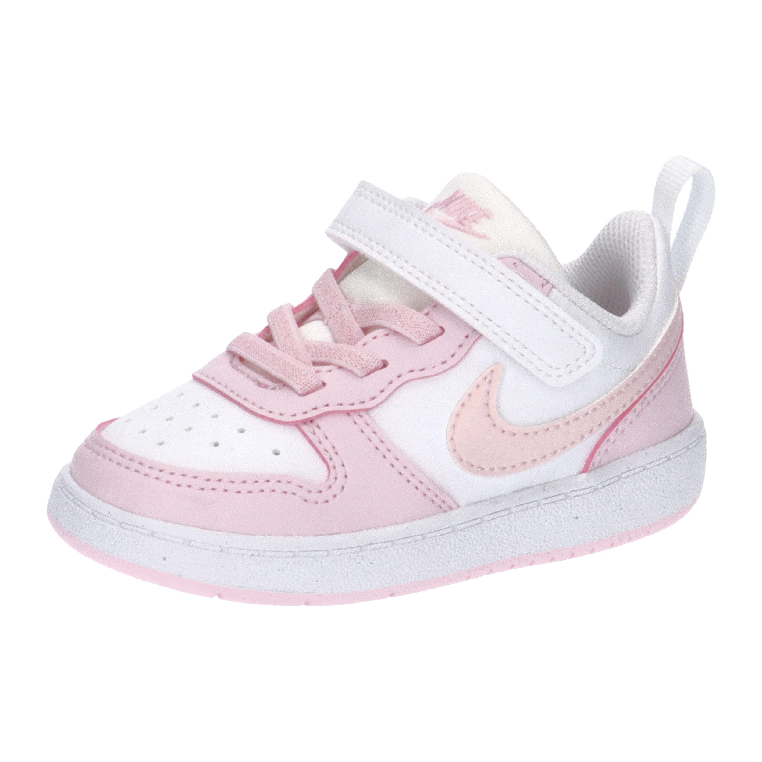 Nike Ténis Modelo Court Borough Low Recra Cor Branco Rosa da Decathlon