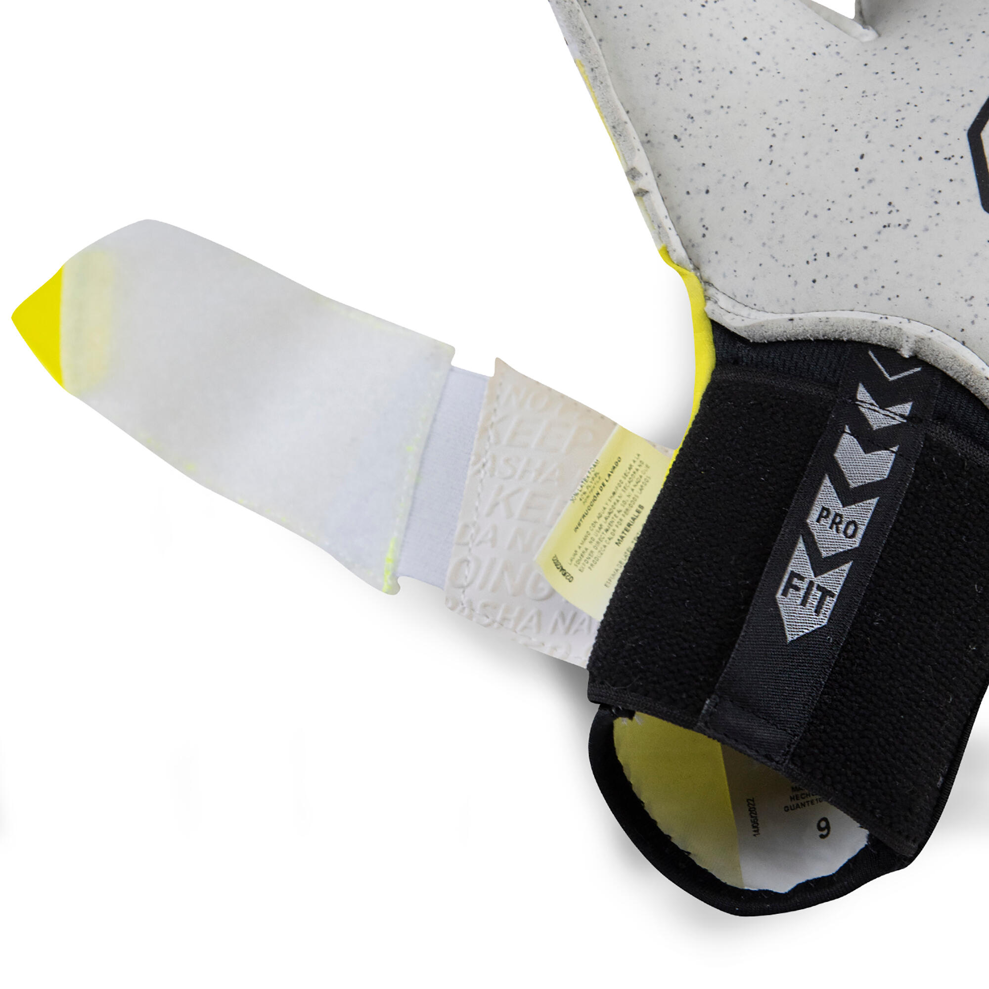 Torhüterhandschuhe Erwachsene Rinat Egotiko Stellar Alpha  Gelb/weiß 5/5