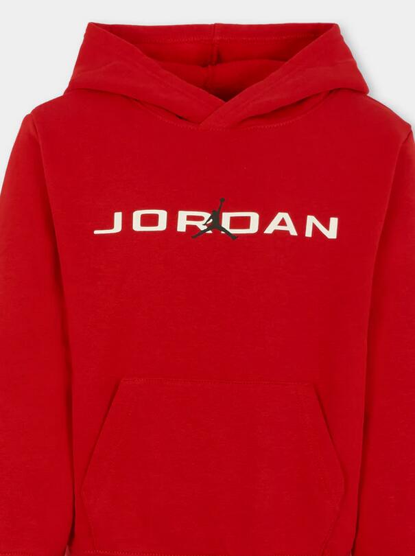 JORDAN Tuta MJ Baseline Fleece rossa da neonato 65F270-R78 3/3