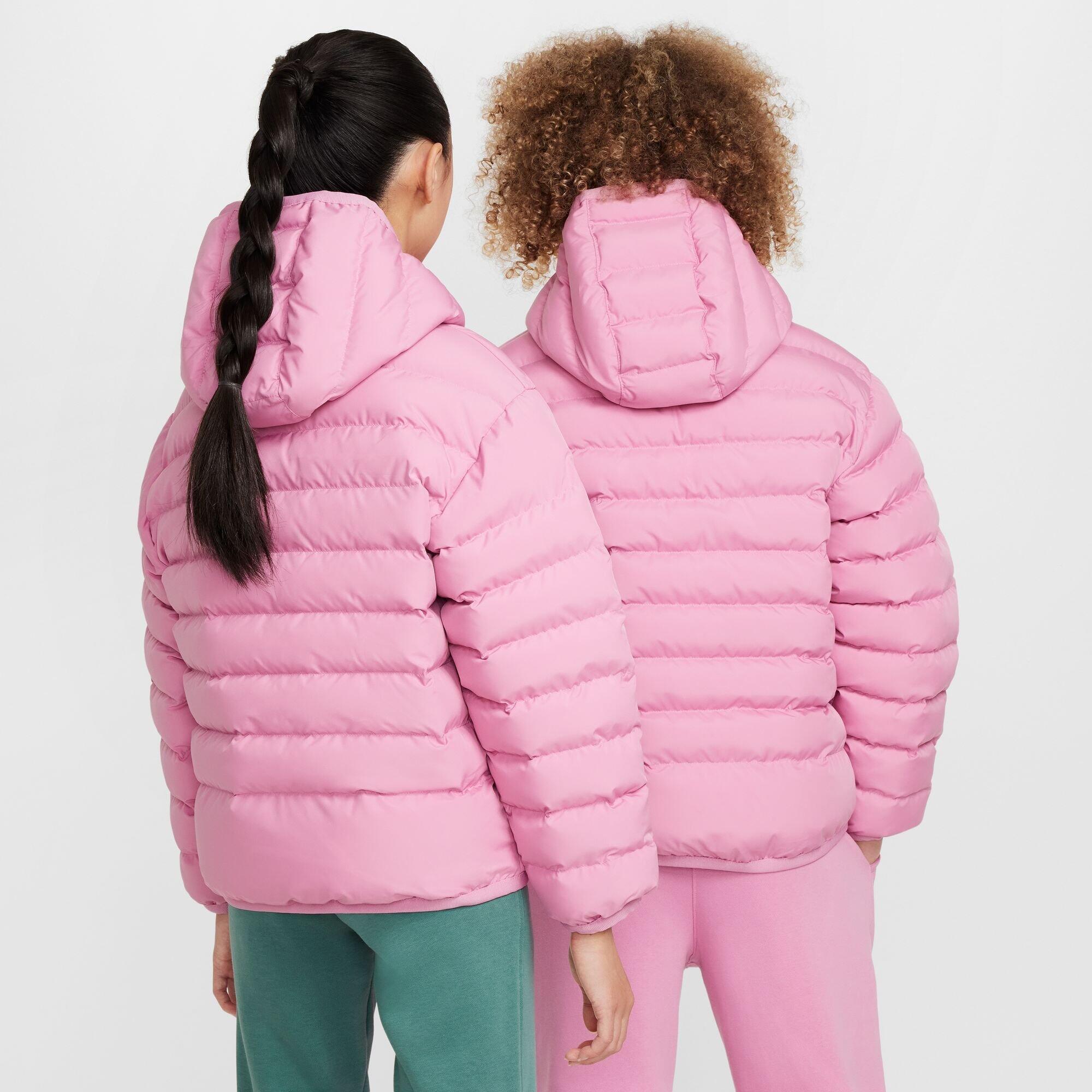 Veste matelassée pour fille Nike, rembourrage synthétique léger rose. 2/5