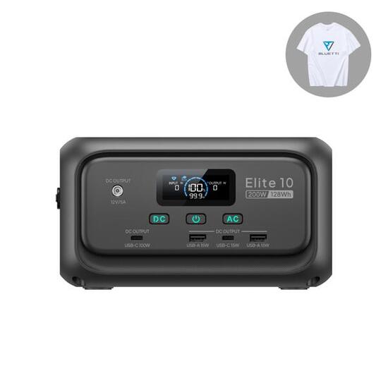 BLUETTI Elite 10 Stazione portatile 128Wh Dalle escursioni al fine settimana