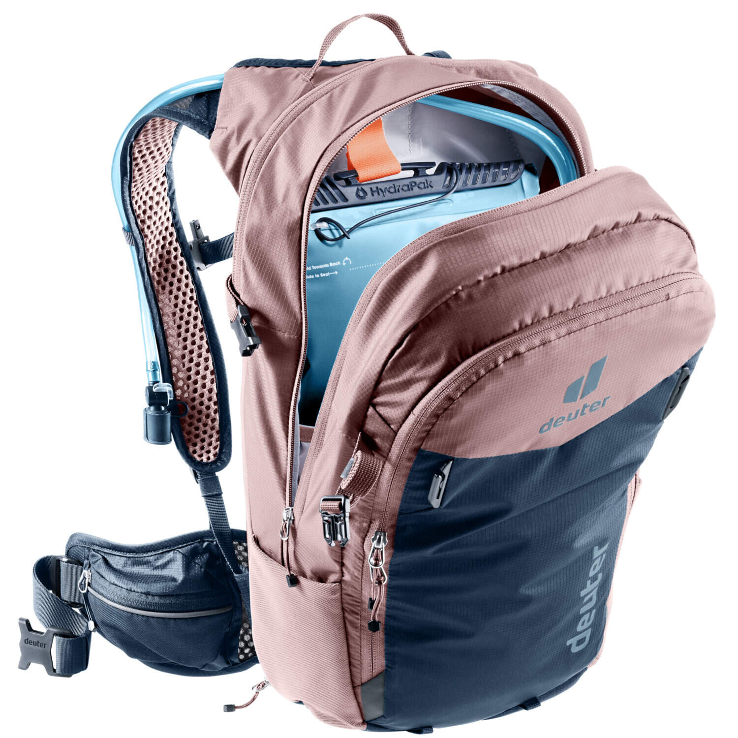 Sac à dos VTT Deuter Compact 14+3 14L+3L Airstripes ventilé hydratation 3L 7/7