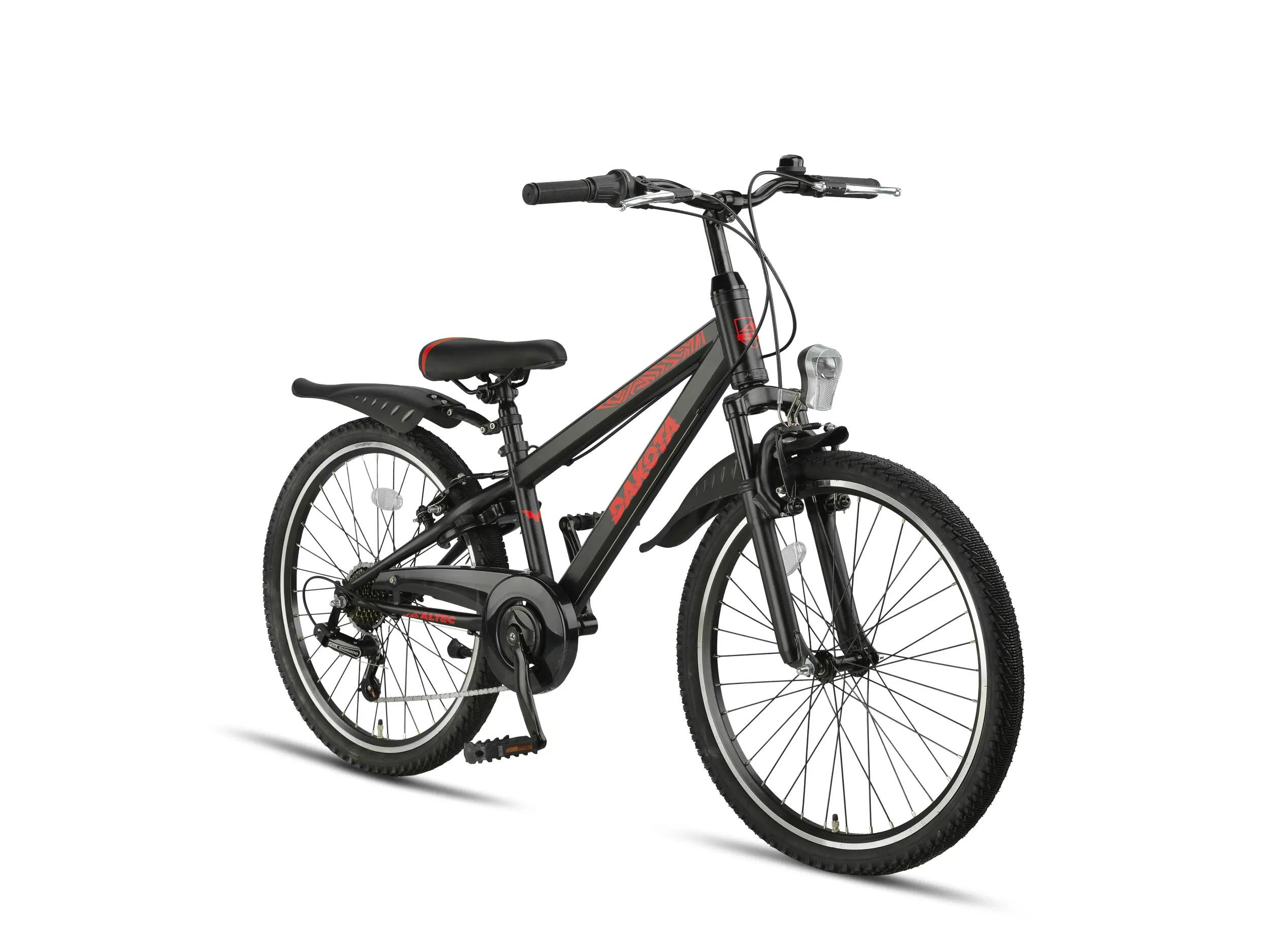 Dakota MTB 24 Inch Jongens 7V V-Brakes Zwart 2/3