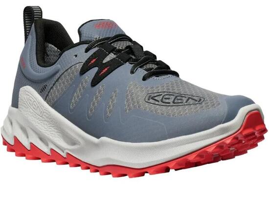 Scarpe Uomo Keen Zionic WP Steel Grey/Poppy Red