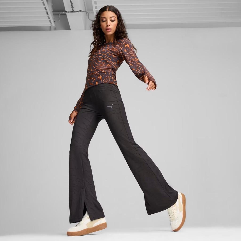 Pantalons Puma Modèle Dare To Textured Leggings Couleur Noir 5/5