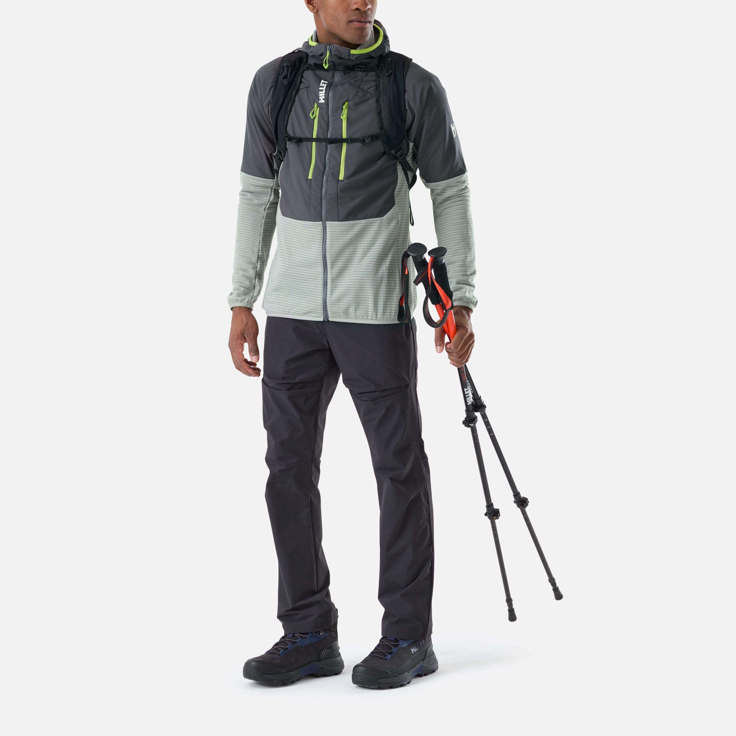 Herren Wandern - Trekking Fleecejacke  PARMELAN HYBRID HOODIE 2/5