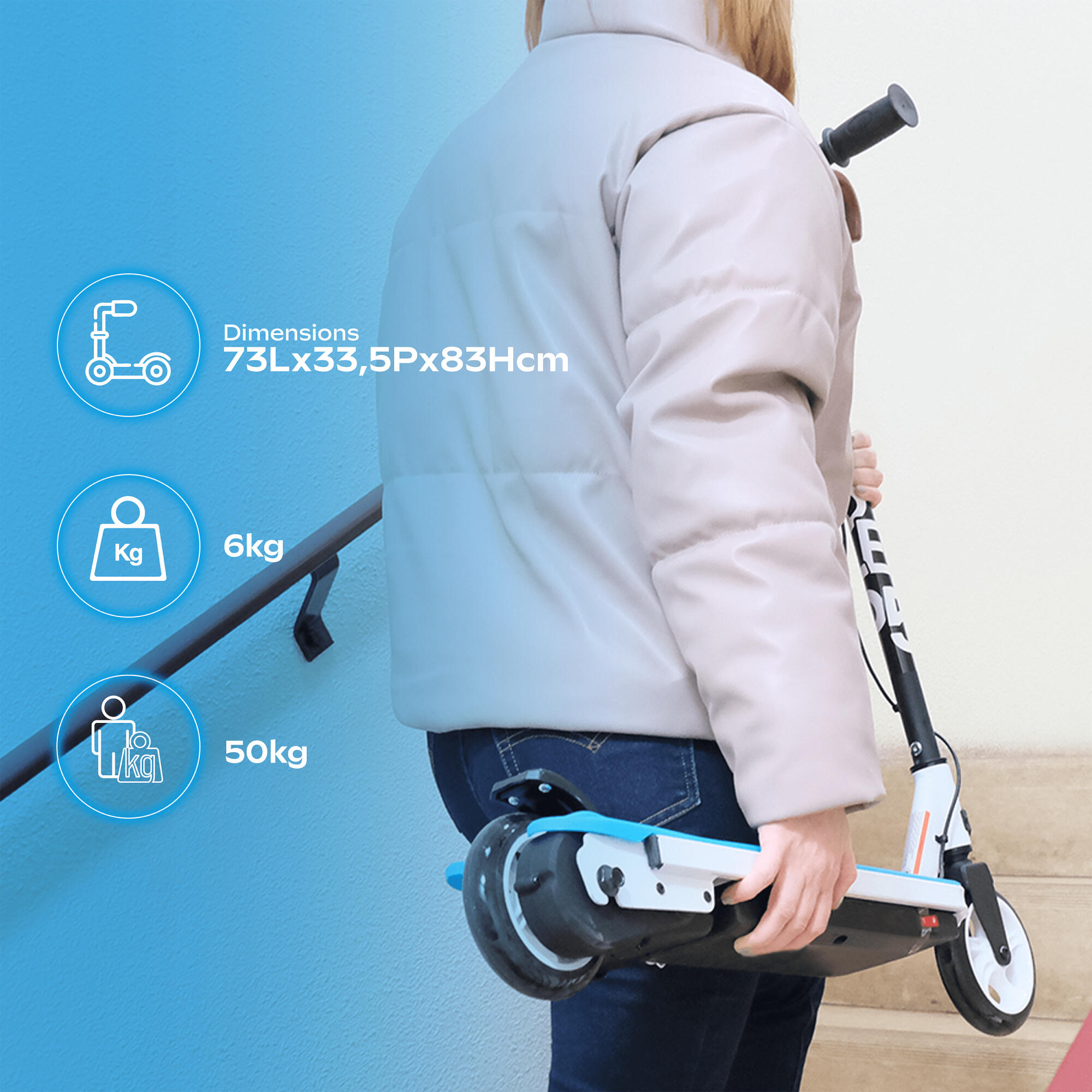 Trottinette électrique Urbanglide Ride 500 CT - 15Ah / 48v