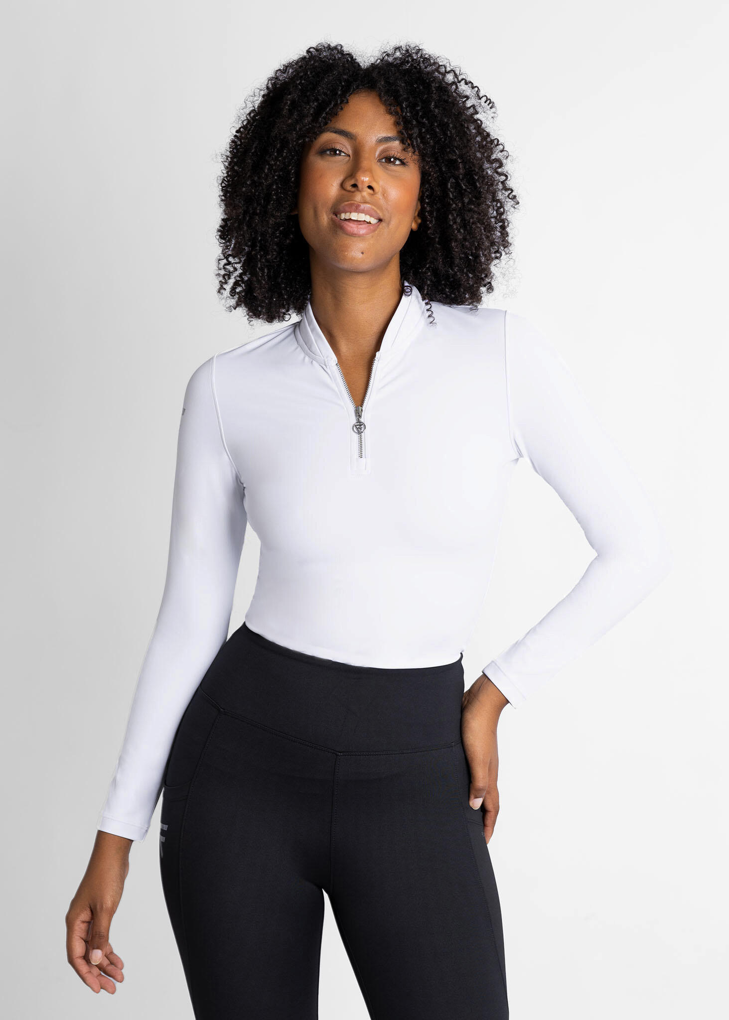 Polo de golf technique femme Cypress manches longues – Respirant et extensible 2/6
