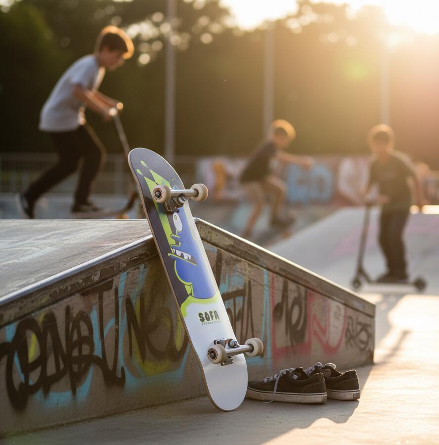 Deck Fear-4 8.0 - Azul - Sofa Skateboards 3/3