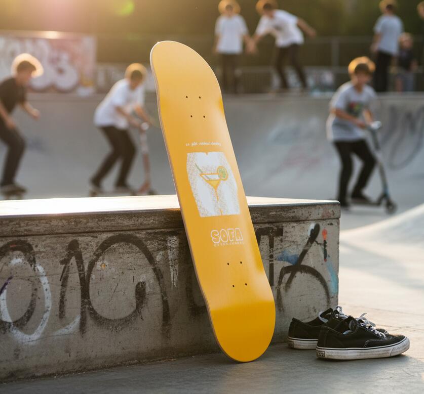 Deck Cocktail 8.5 - Amarelo - Sofa Skateboards 3/3