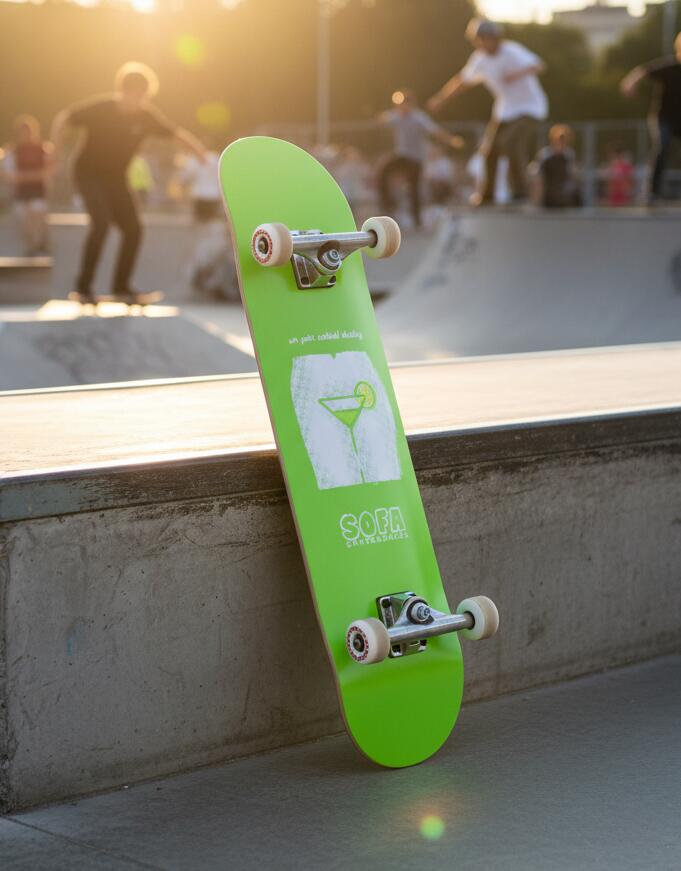 Deck Cocktail 8.0 - Verde - Sofa Skateboards 3/3