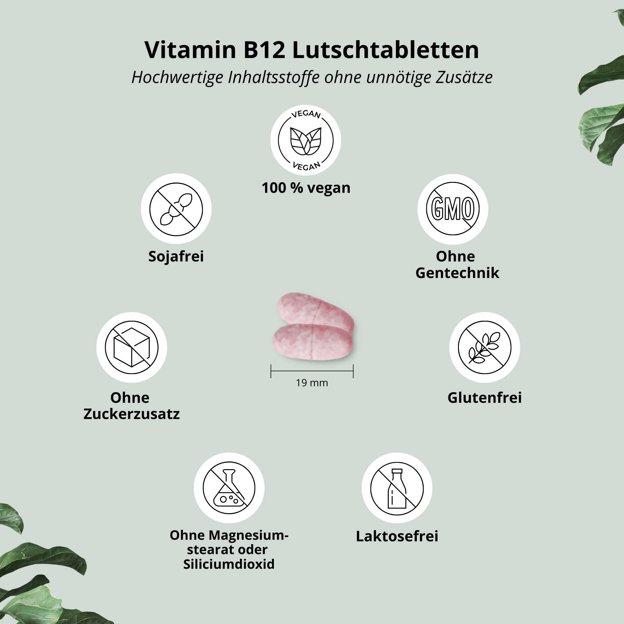 Vitamine B12 100 zuigtabletten 3/6
