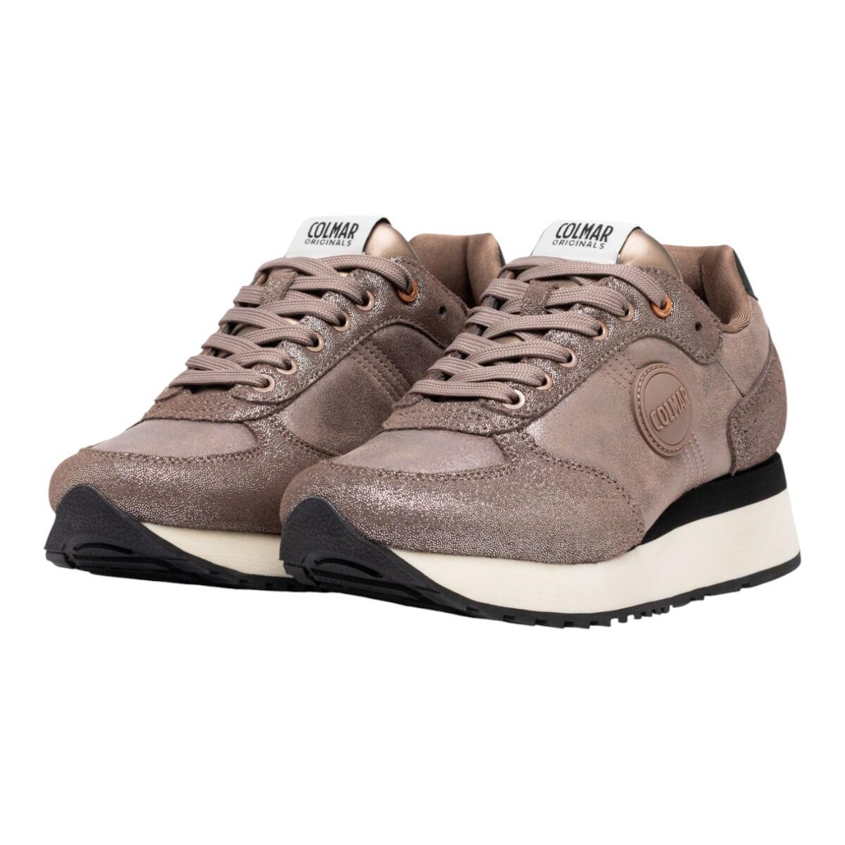 Baskets Femme Taupe Colmar 3/6