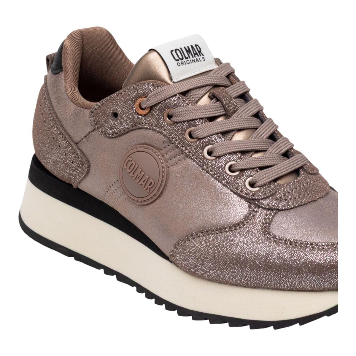 Baskets Femme Taupe Colmar 4/6
