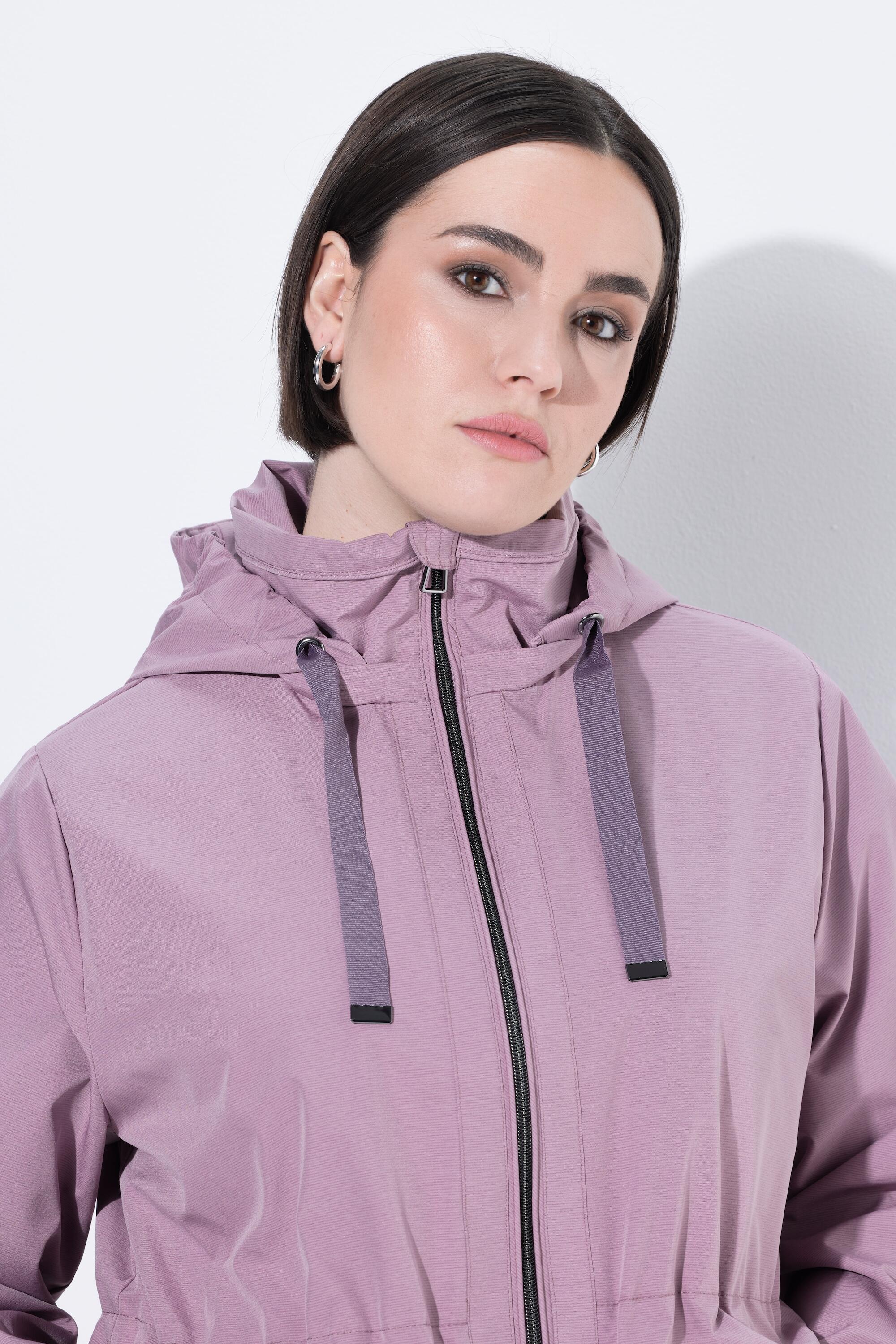 Femme Veste technique HYPRAR à capuche matière déperlante coupe évasée 3/7