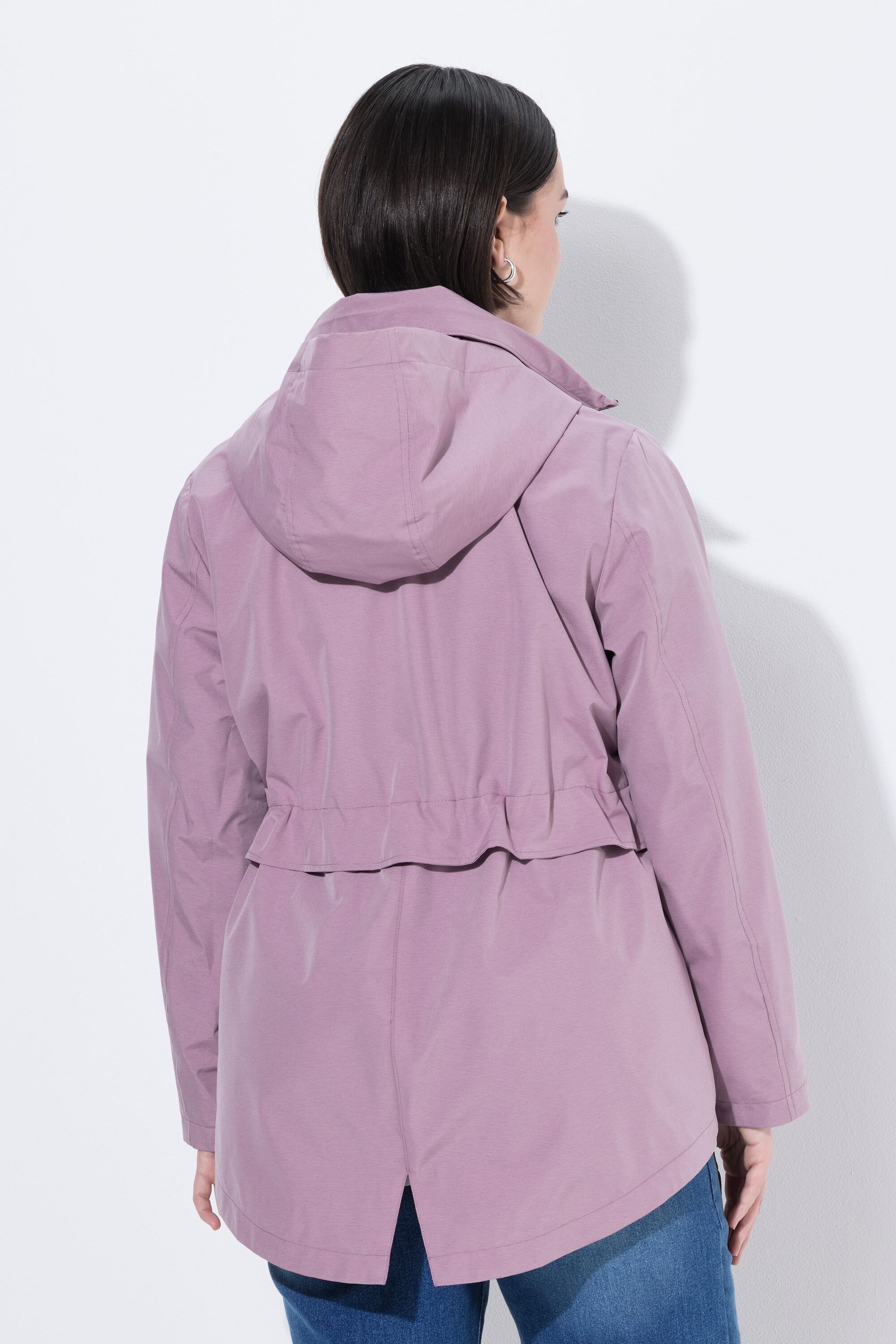 Femme Veste technique HYPRAR à capuche matière déperlante coupe évasée 2/7