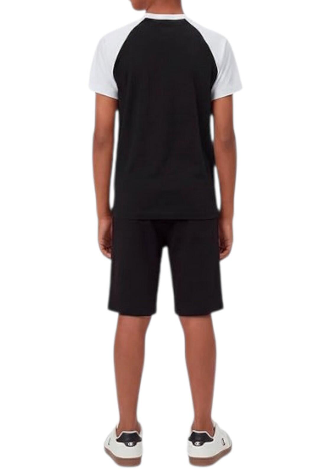 Champion Boy-Graphic Set with Logo Bambini e Ragazzi 307557 KK001 BLACK 4/4