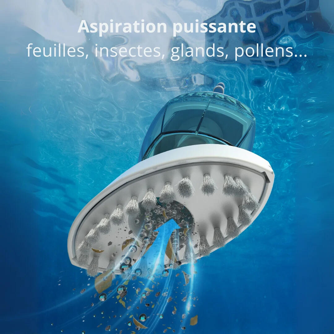 Aspirateur à main pour piscine et spa avec manche télescopique 3/7