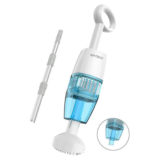 Aspirateur à main pour piscine et spa avec manche télescopique