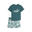 Trening bebe tricou cu mânecă scurtă, pantaloni scurți Essentials Tie-Dye, roz