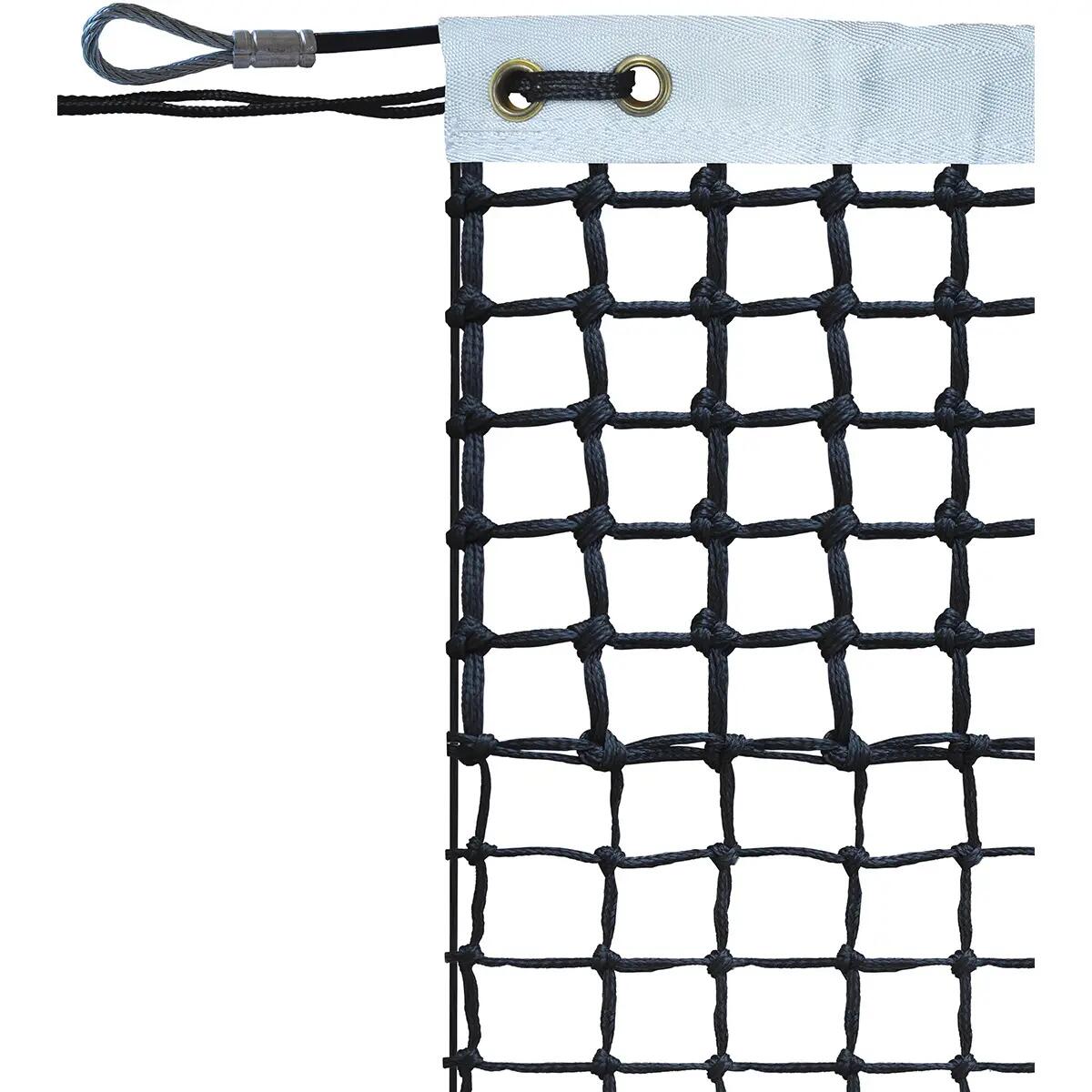 Filet tennis PE tressé 3mm maille 45 doublé sur 6 rangs Emdé 2/3