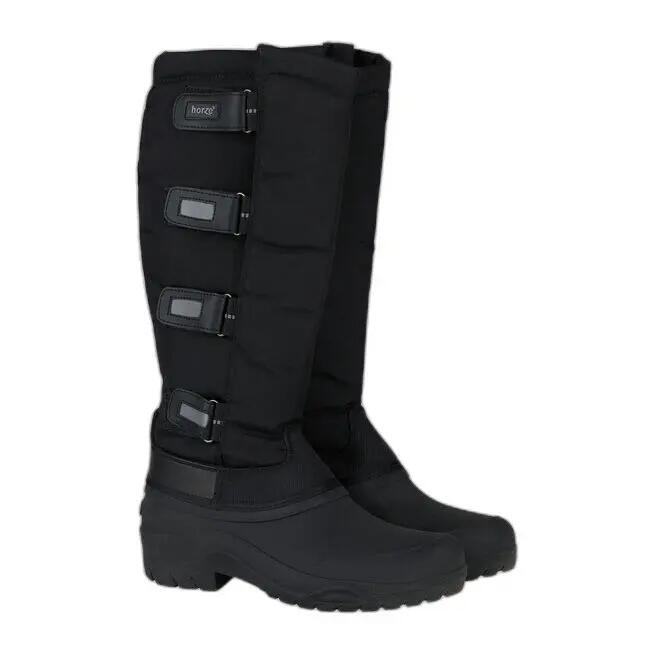 Bottes d'équitation imperméables pour femme, Noir, 6
