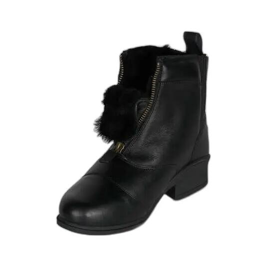 Dames winter rijlaarzen met lamsbont voering B Vertigo Jodhpurs Mercury 3/5