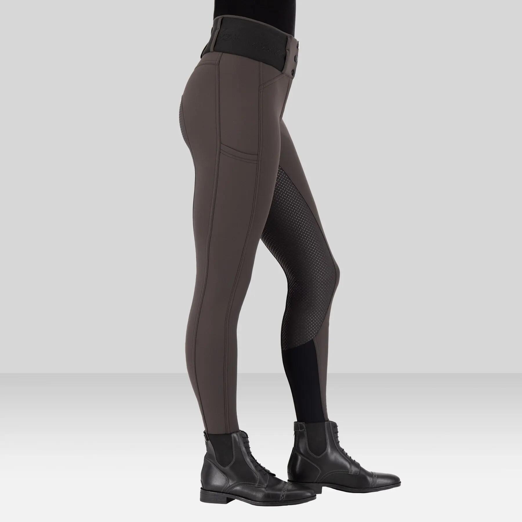 Pantalon équitation full grip femme Euro-Star Athletic leanline 3/4