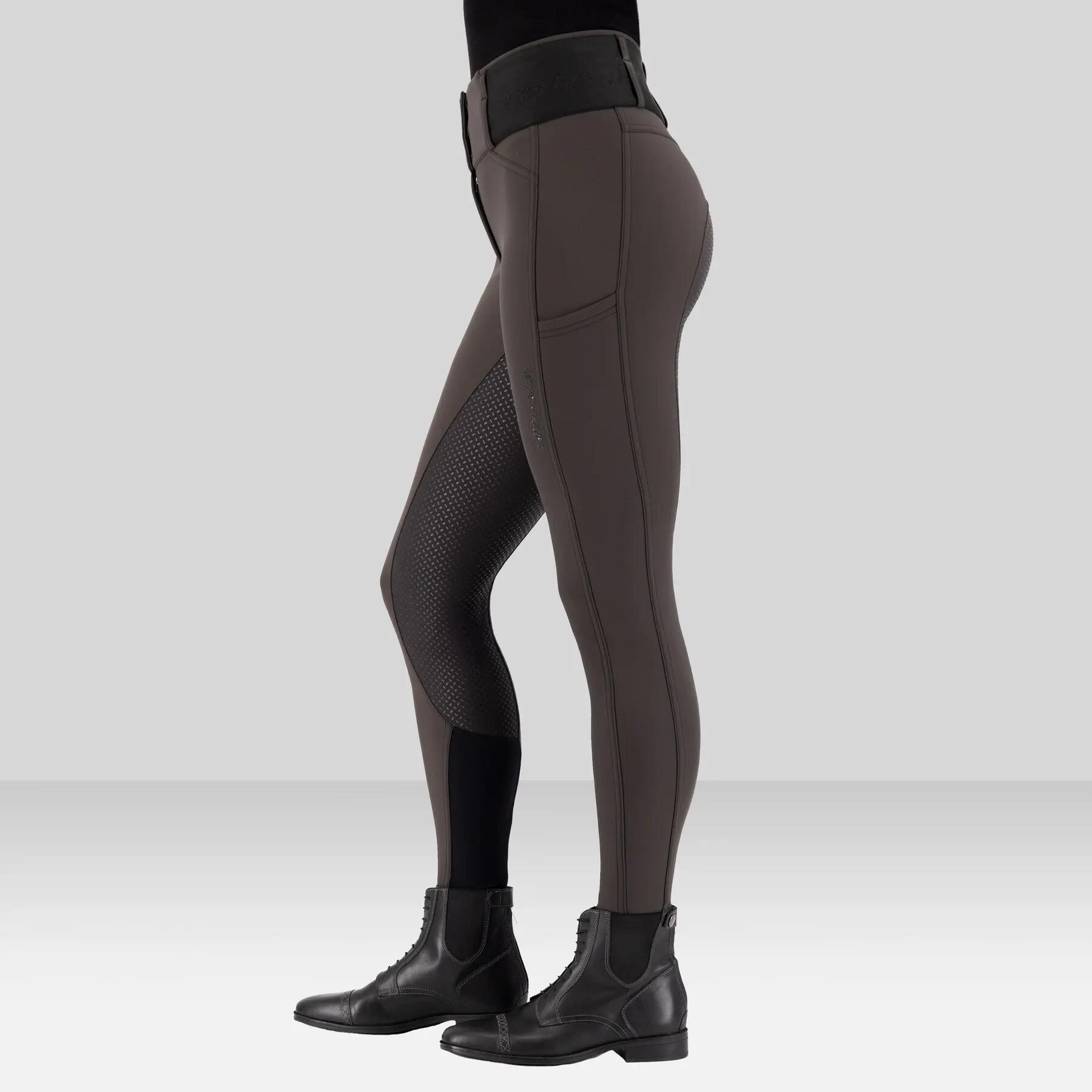 Pantalon équitation full grip femme Euro-Star Athletic leanline 4/4