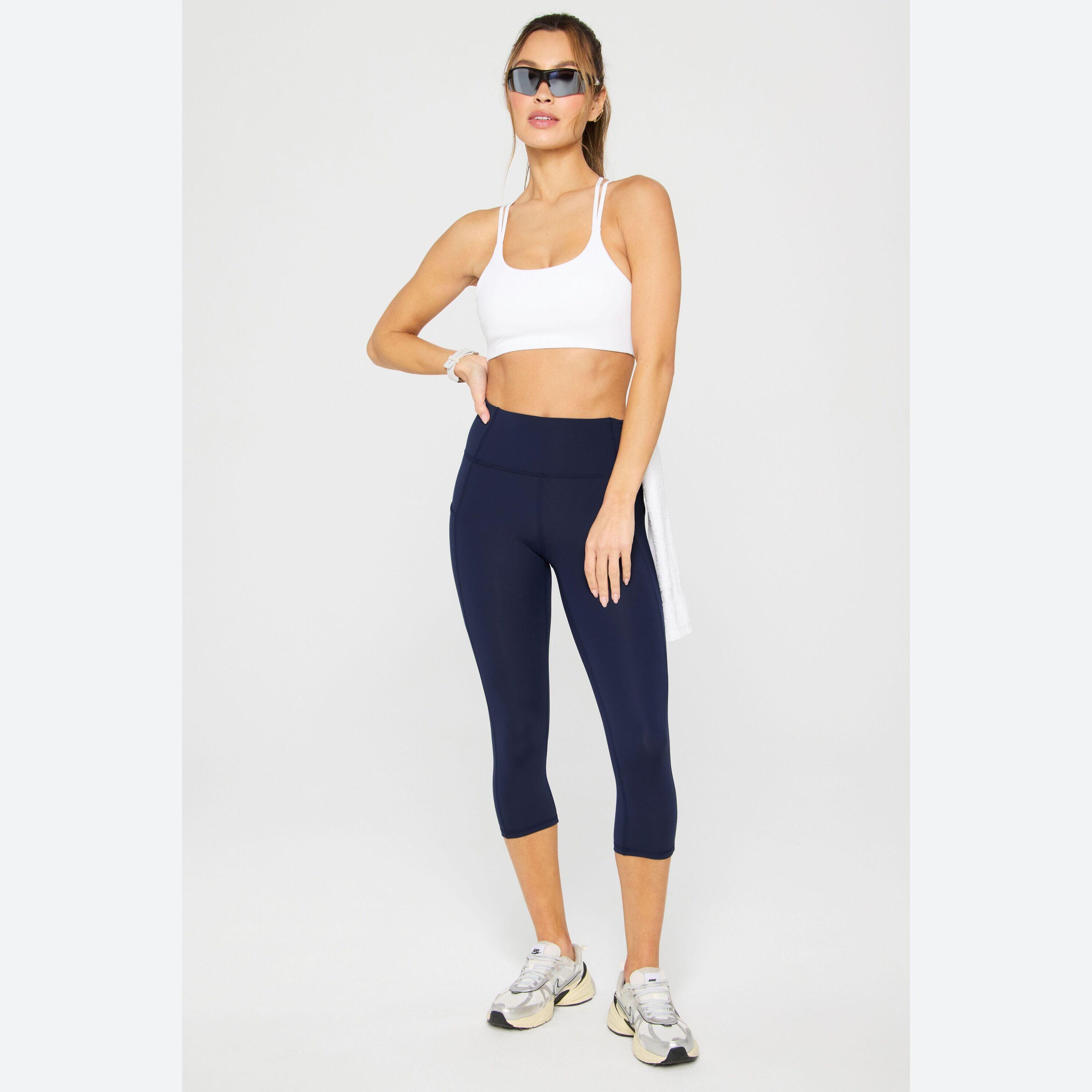 Pantalon Capri Taille Haute Oasis, Confectionné Dans Une Matière Douce. 5/5