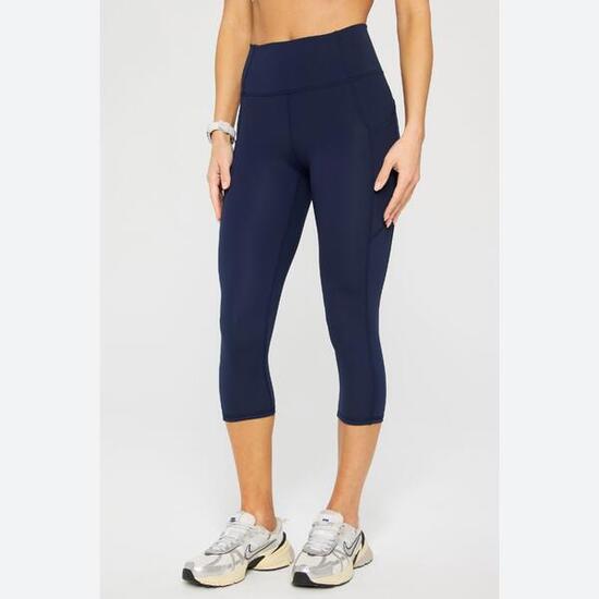 Damesbroek Oasis High-Waisted Capri, Gemaakt Van Zacht Materiaal.