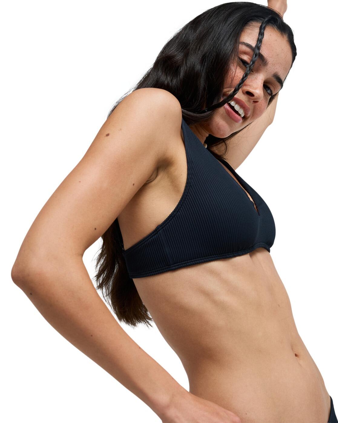 Haut de bikini triangle Noir Femme 4/4