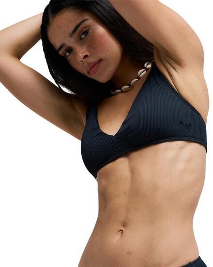 Haut de bikini triangle Noir Femme