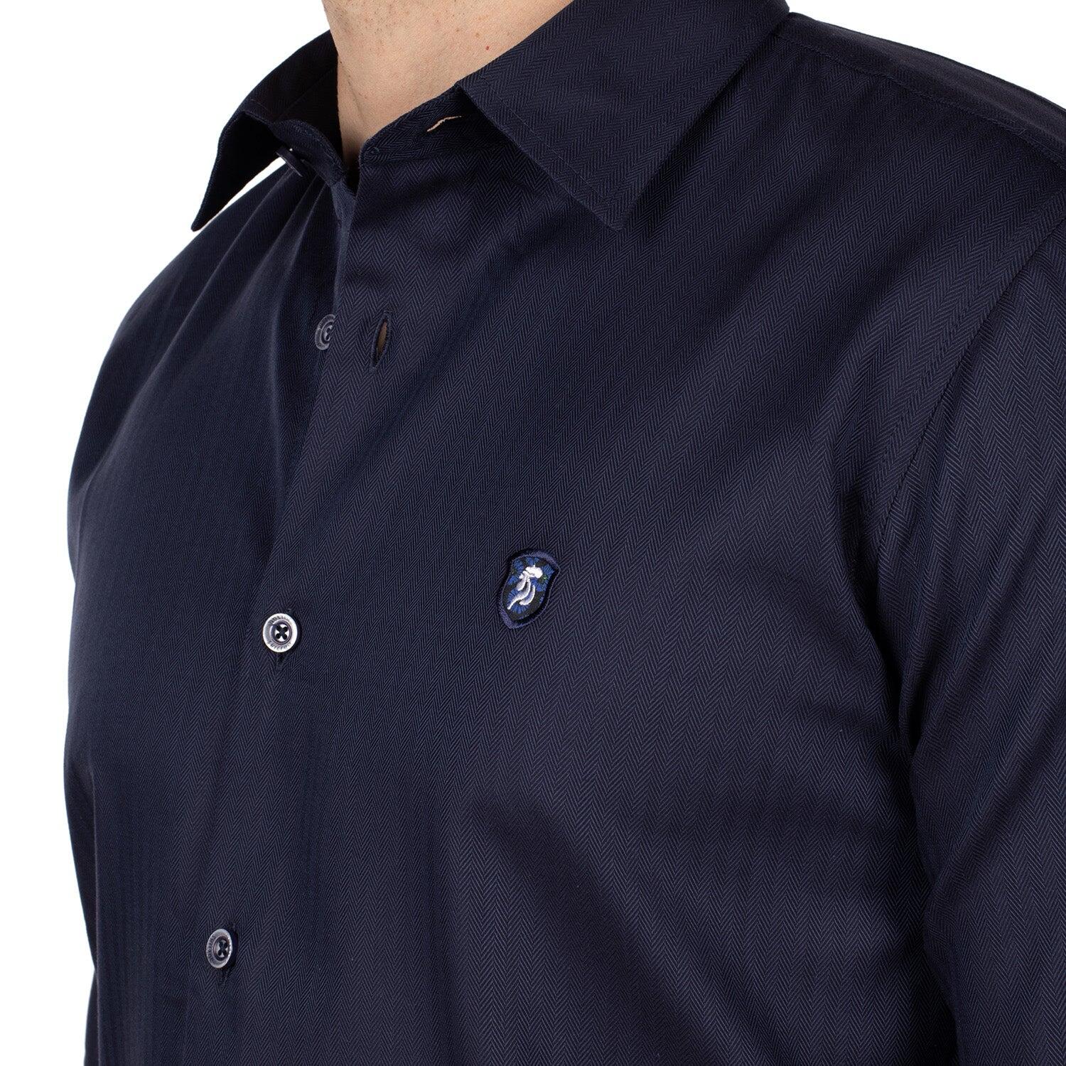 Chemise blason unie homme 3/5