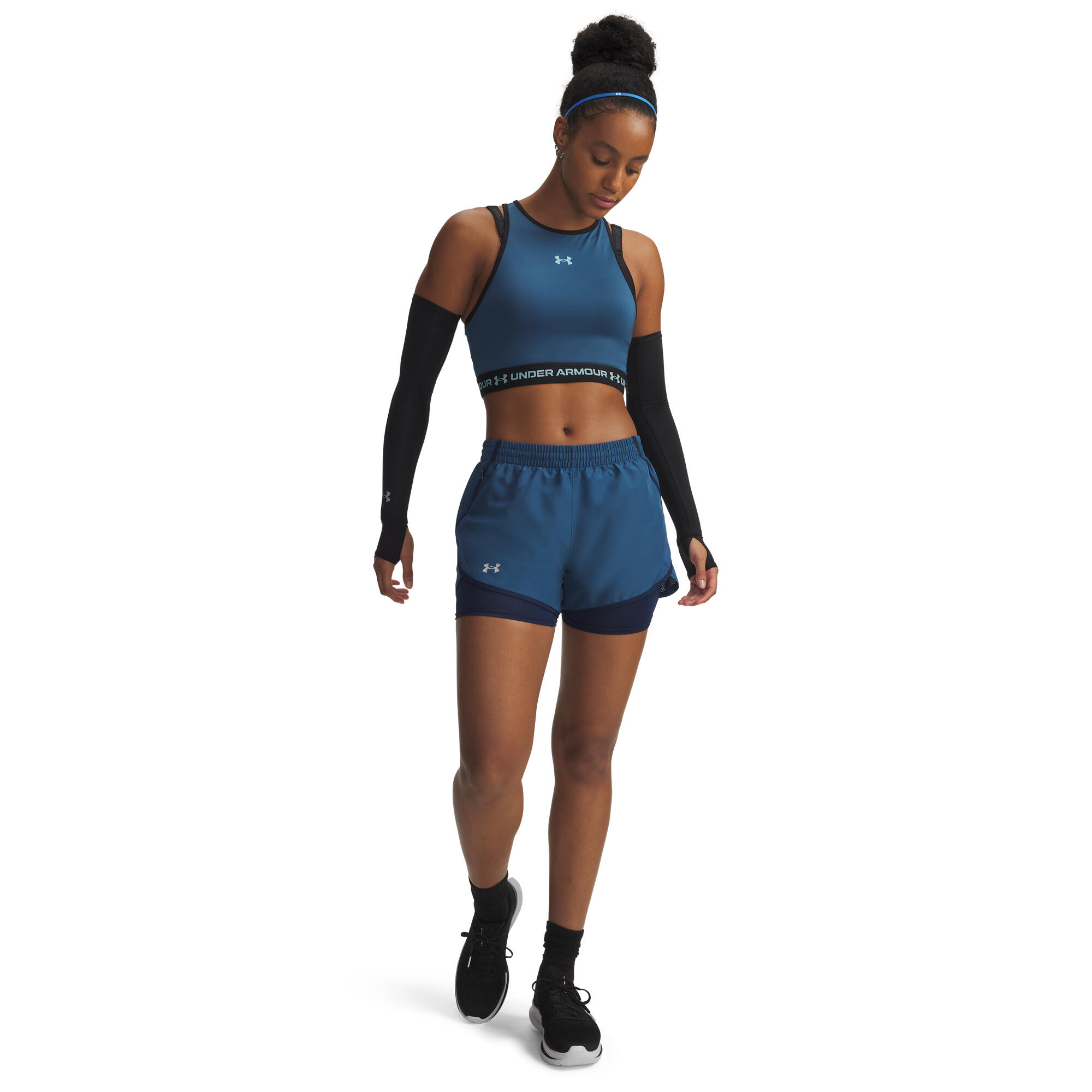 Under Armour Damen Short Fly By 2-in-1 1382440 2/7
