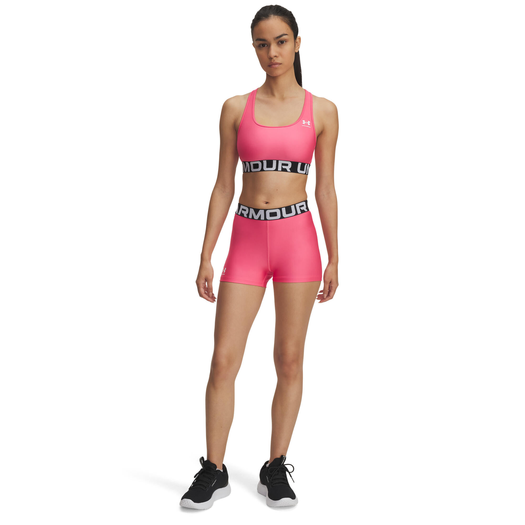 "HeatGear" KompressionsShorts für Damen Super Pink 6/6