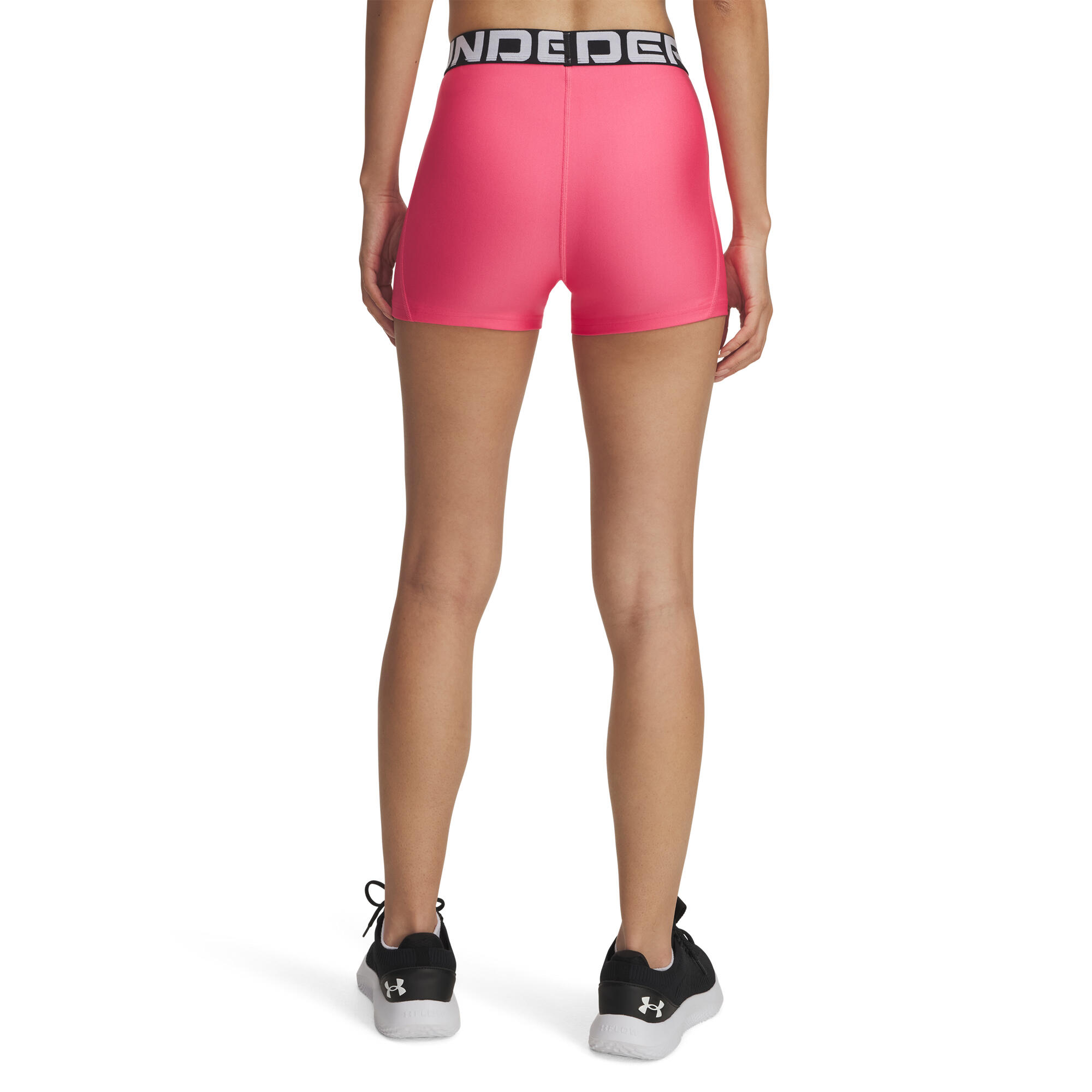 "HeatGear" KompressionsShorts für Damen Super Pink 5/6