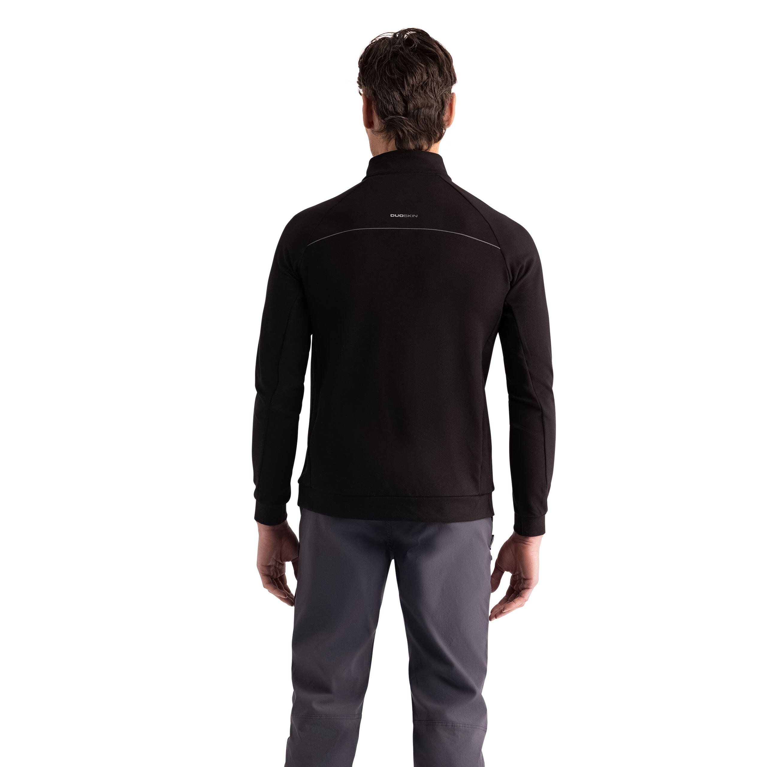 Mens Raglan Sleeve Half Zip Active Top - Zakery 3/5