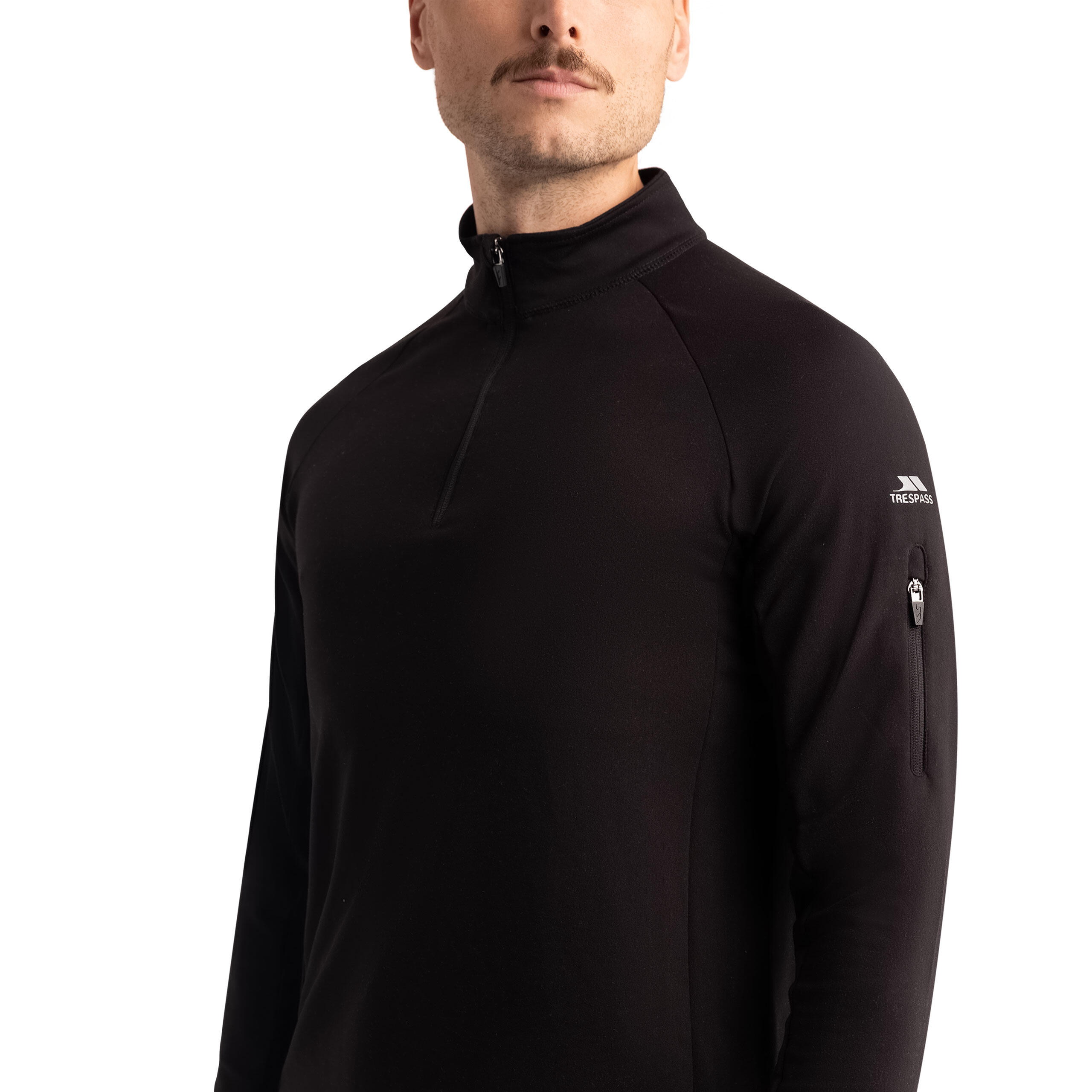 Mens Raglan Sleeve Half Zip Active Top - Zakery | Decathlon