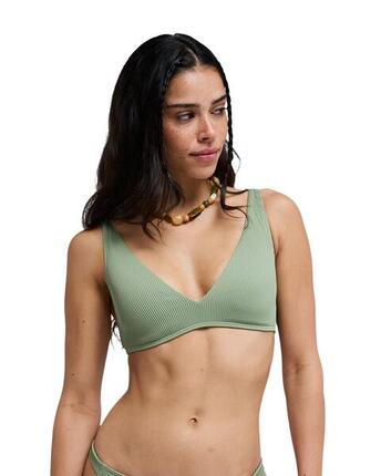 Haut de bikini triangle Noir Femme