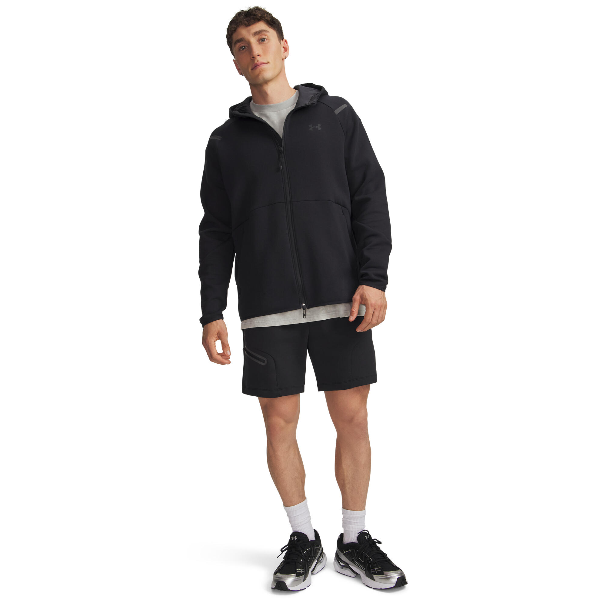 Under Armour Herren Short Unstoppable Fleece-Shorts 1379809 3/4