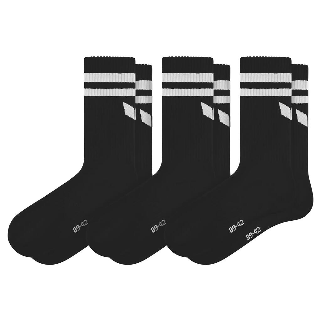 Erima Wings Sokken 3pack Zwart 43-46