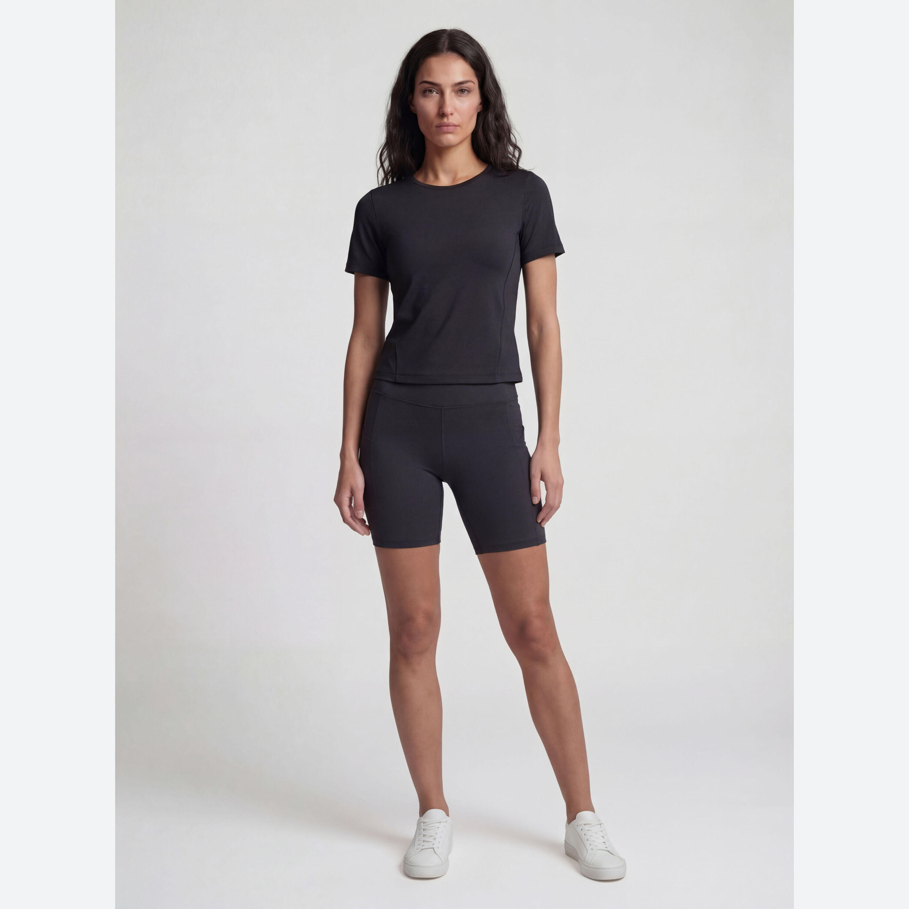 Dames Shorts Oasis High-Waisted 6" Met Zakken 4/5