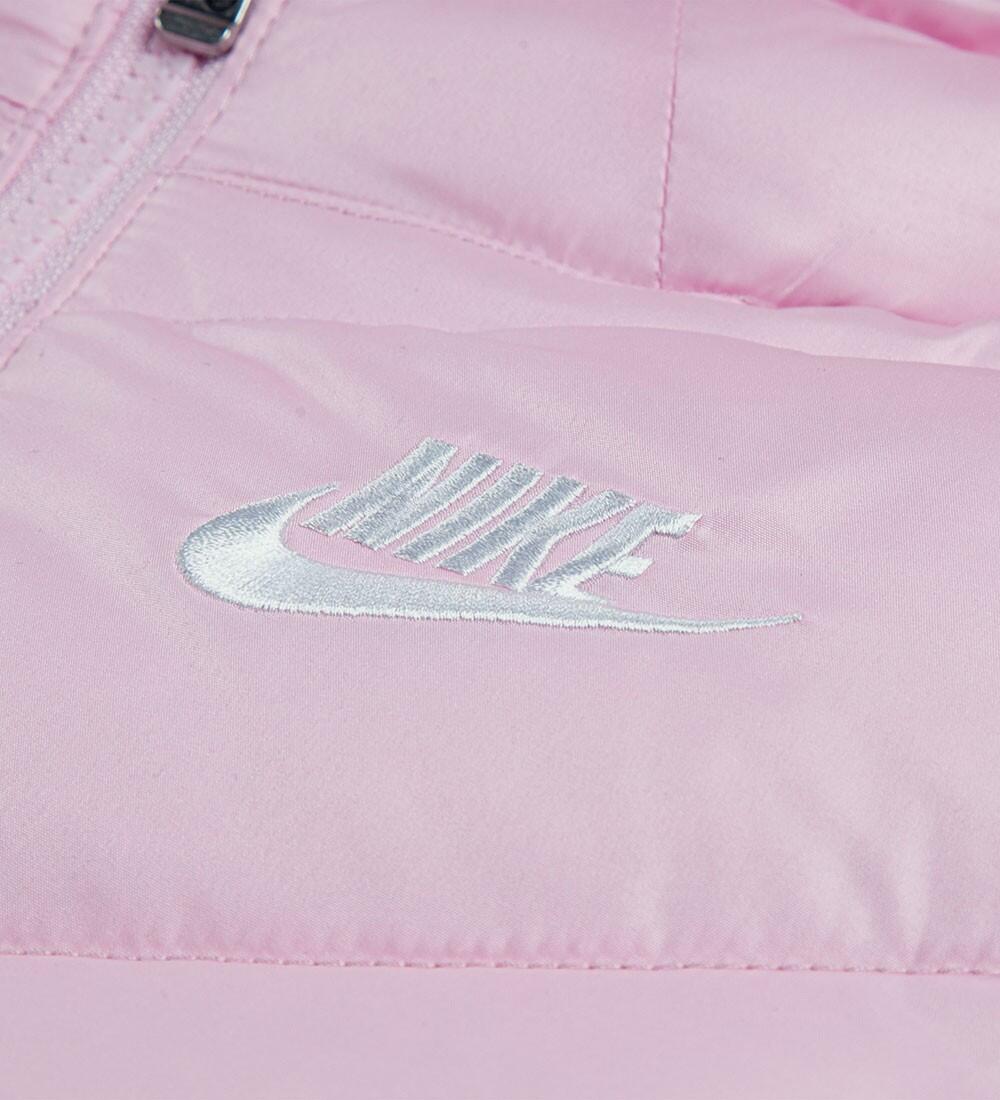 Giubbotto bambina nike puffer - rosa 3/4