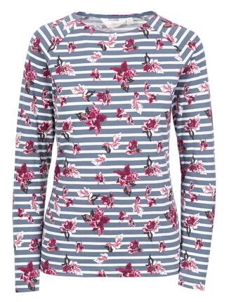 Trespass Dellini Top femme manches longues rayé imprimé
