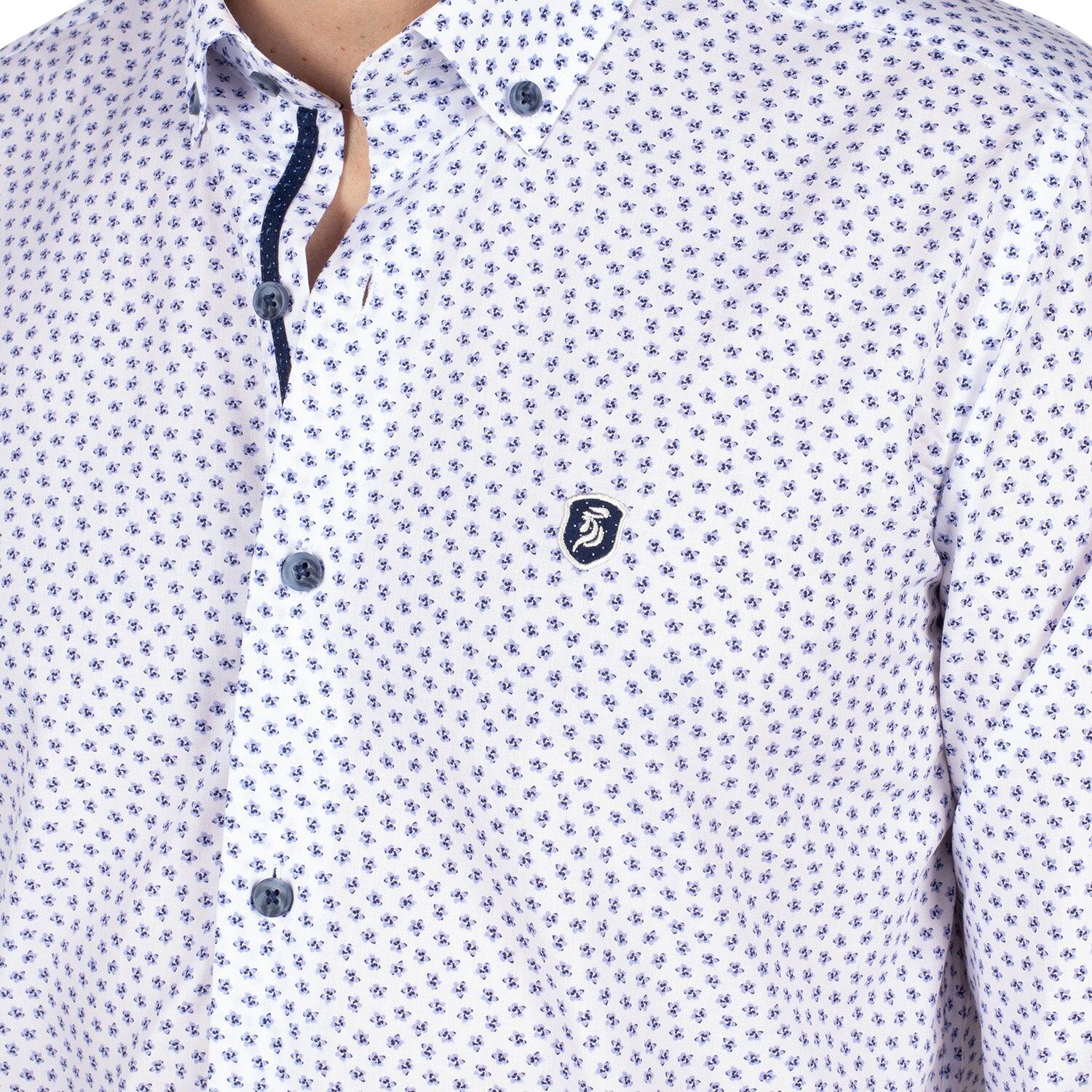 Chemise liberty flower wave homme 3/4
