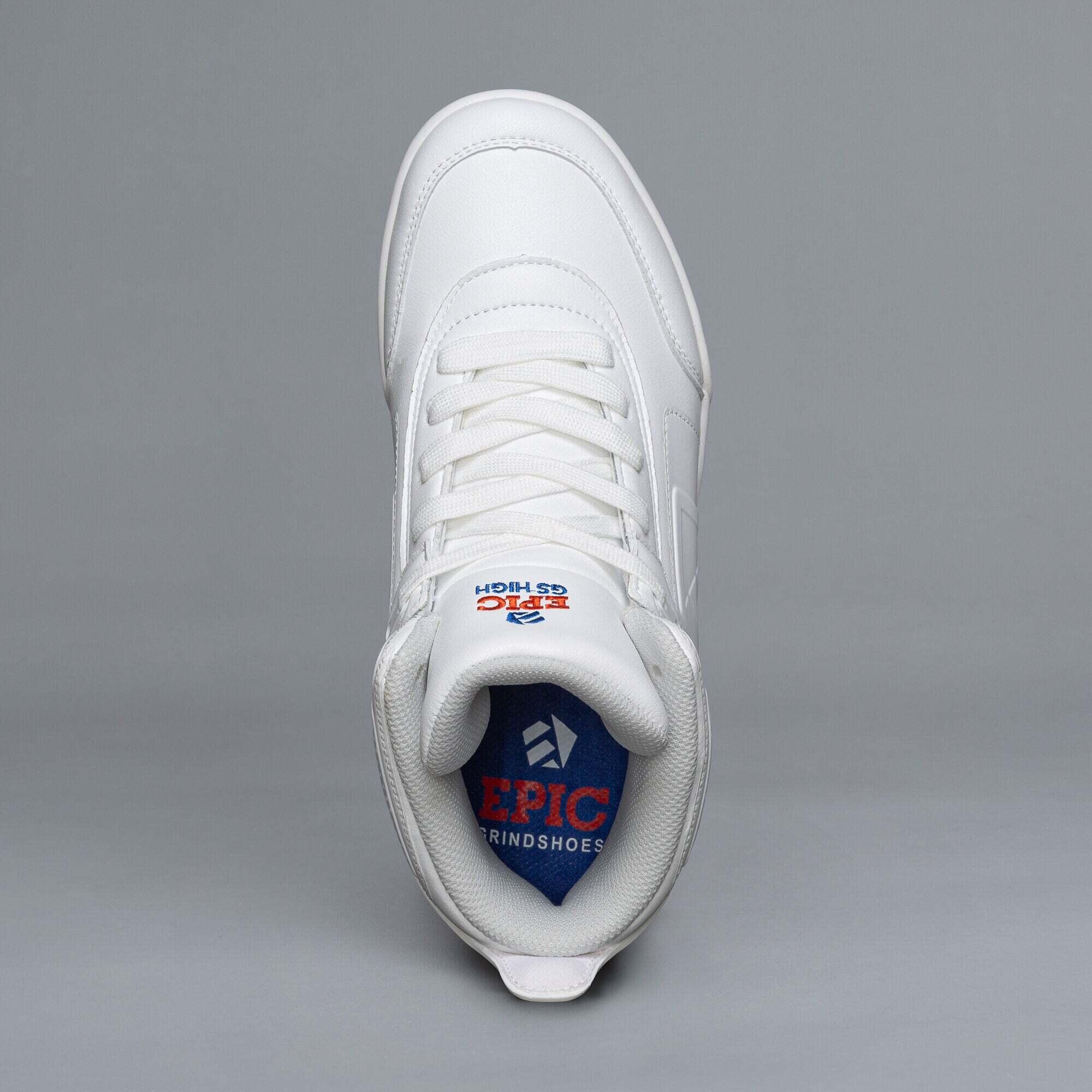Skateboarding-Schuhe Epic Brands Clean White 5/5