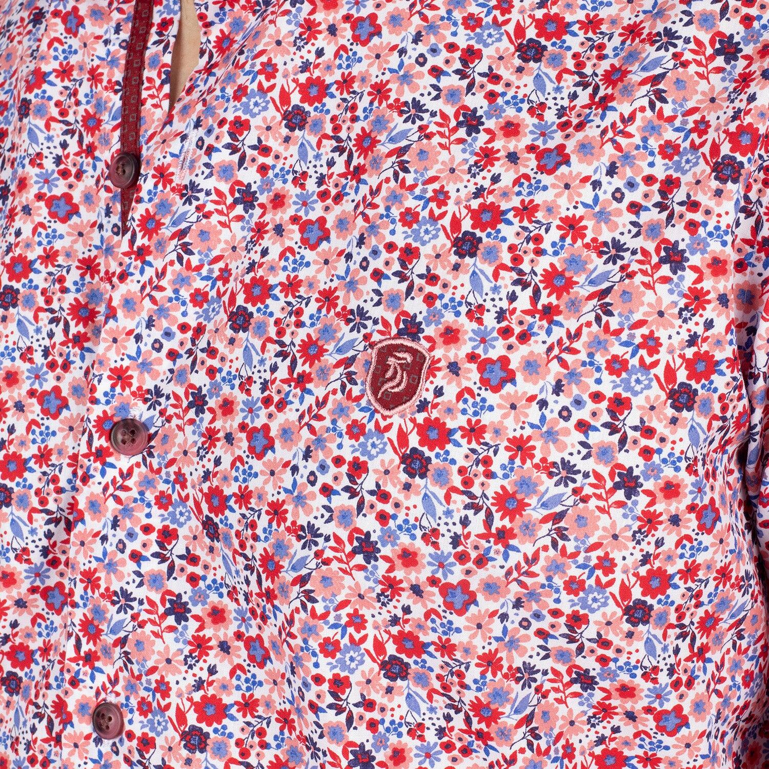 Chemise liberty flower wave homme 3/4