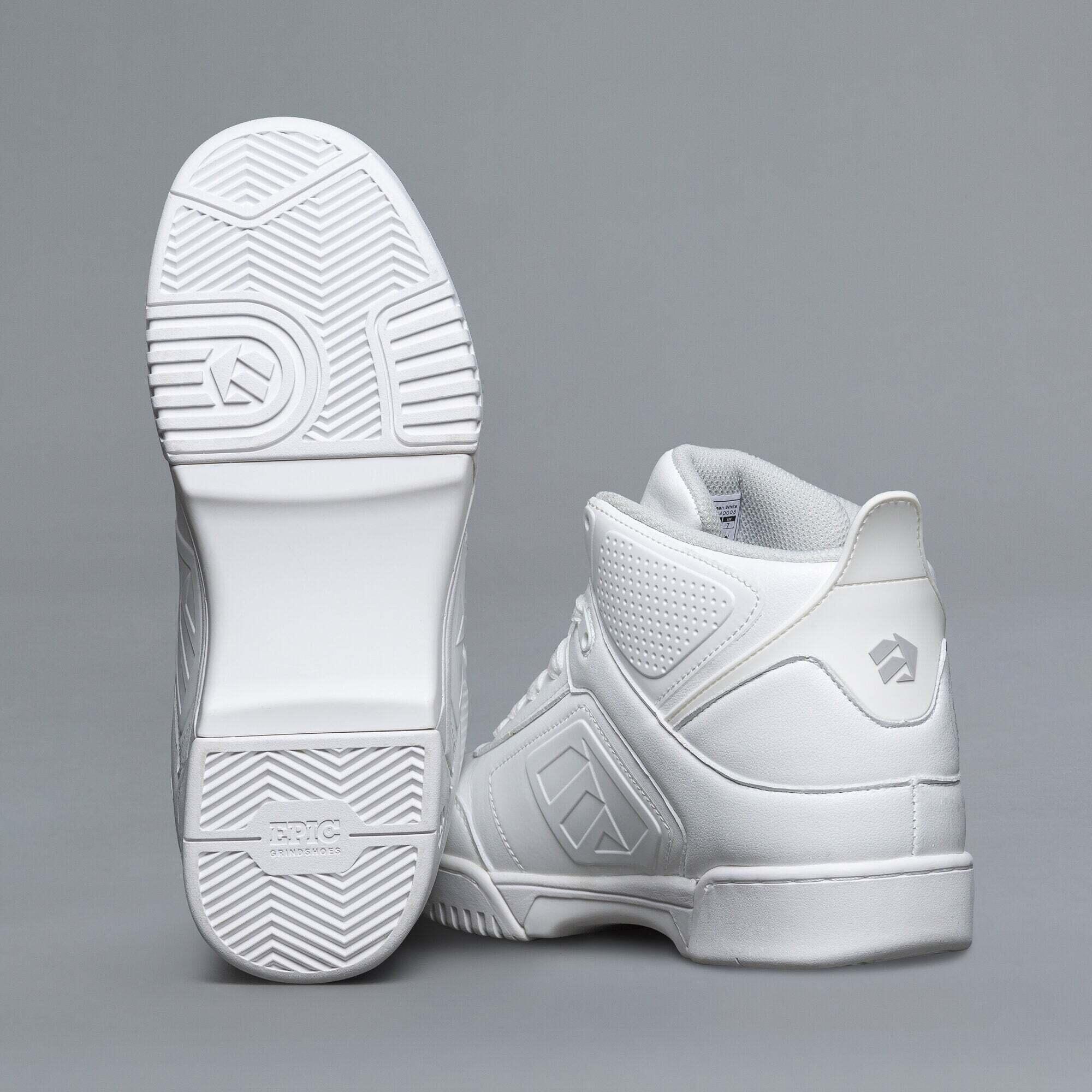 Skateboarding-Schuhe Epic Brands Clean White 4/5